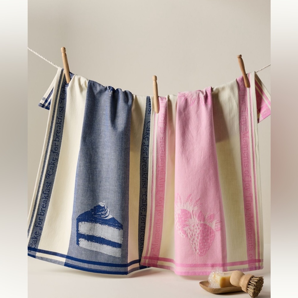 Ariane Jacquard Dish Towels, Set of 2